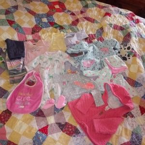 Baby girl's bundle NB-12M